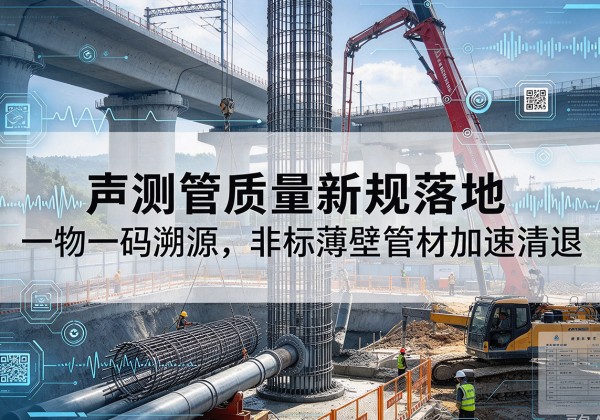 隆林各族声测管质量新规落地，一物一码溯源，非标薄壁管材加速清退