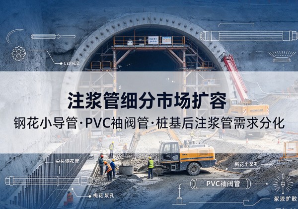 隆林各族注浆管细分市场扩容，隧道钢花小导管、PVC 袖阀管、桩基后注浆管需求分化